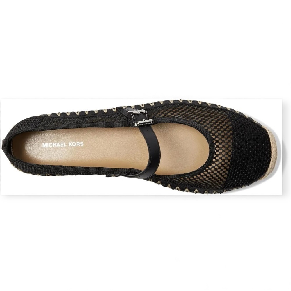 Michael Kors Black Mesh Espadrilles - Picture 2 of 5